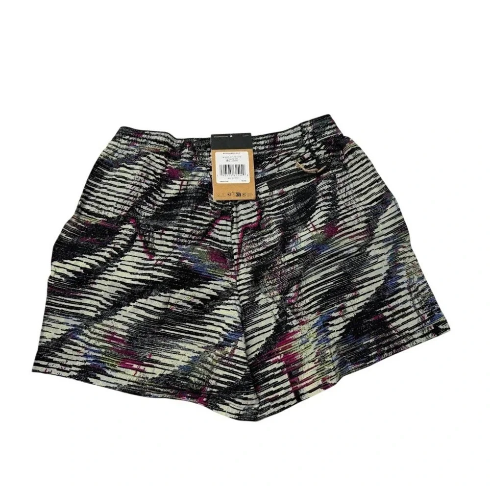 The North Face Mens Pull-On Shorts TNF Black Beta Abstract Print SMALL‎